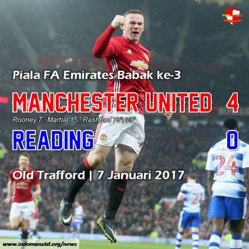 Review - Piala FA: Manchester United 4-0 Reading